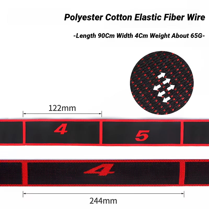 „8-Abschnitt Powerband – Dein kompakter Fitness-Partner für Yoga, Pilates & Ganzkörper-Training“