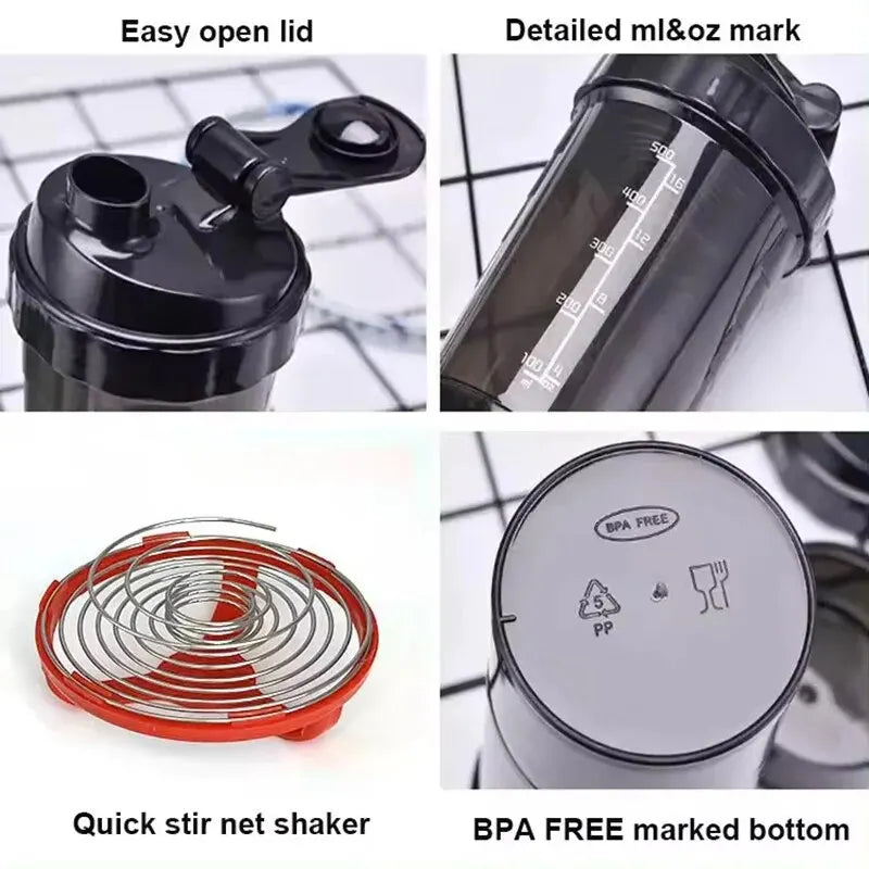 Shake Cup mit 3-Schicht-Design – Dein Fitness-Begleiter für Proteinshakes, Sport & Lifestyle