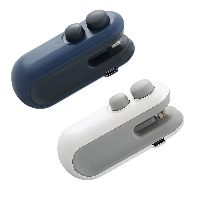 Mini Bag Sealer 2‑in‑1 - Frische, die du spürst – Ordnung, die begeistert