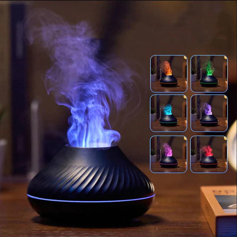Flammen-Luftbefeuchter & USB Aroma Diffuser – Wohlfühl-Atmosphäre für Zuhause & Büro