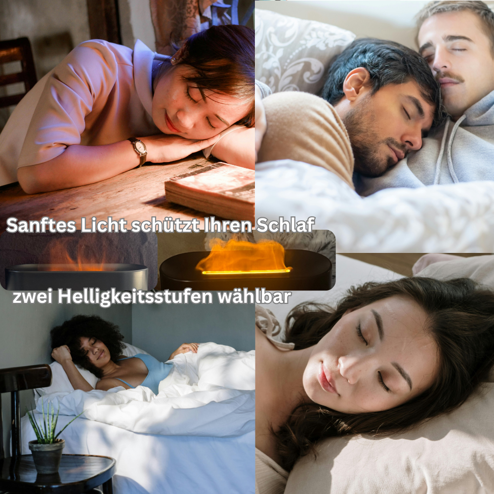 Flammen-Luftbefeuchter & USB Aroma Diffuser – Wohlfühl-Atmosphäre für Zuhause & Büro