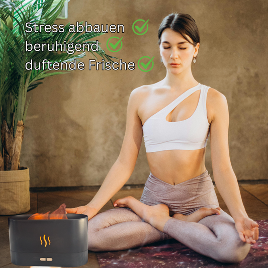 Elysian Flame -Luftbefeuchter & USB Aroma Diffuser – Wohlfühl-Atmosphäre für Zuhause & Büro