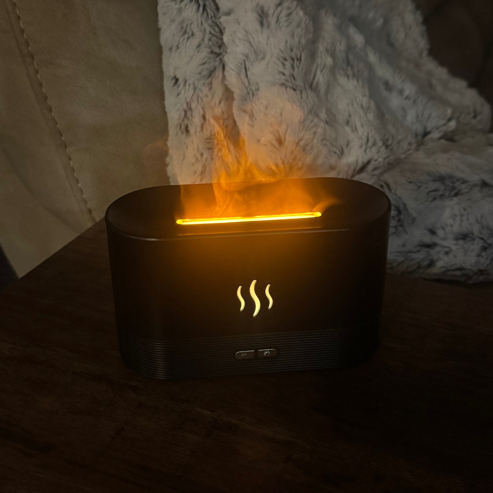 Flammen-Luftbefeuchter & USB Aroma Diffuser – Wohlfühl-Atmosphäre für Zuhause & Büro