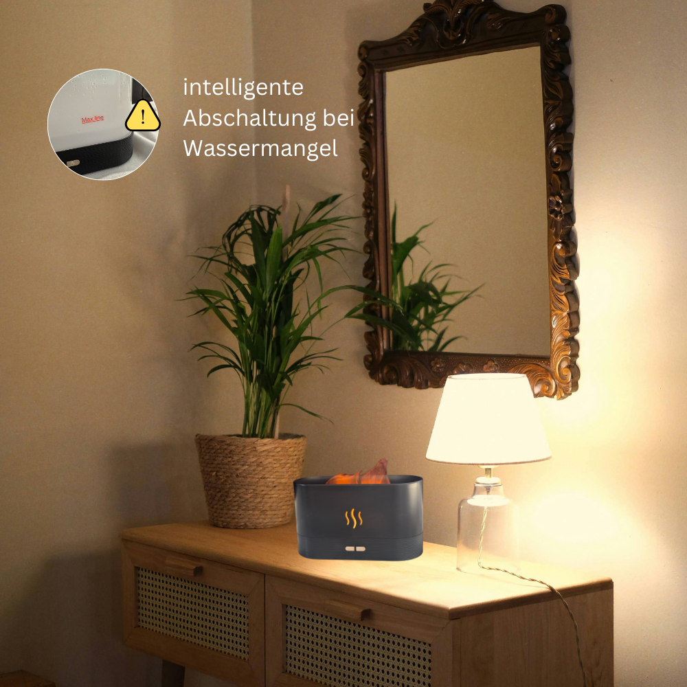 Flammen-Luftbefeuchter & USB Aroma Diffuser – Wohlfühl-Atmosphäre für Zuhause & Büro