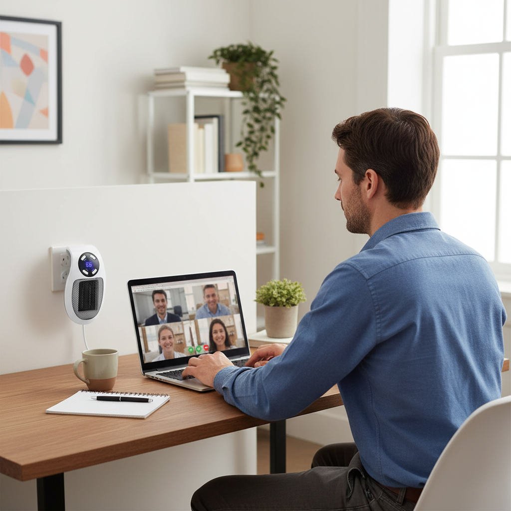 "Mini‑Steckdosenheizer 350W – Sofortwärme kompakt"