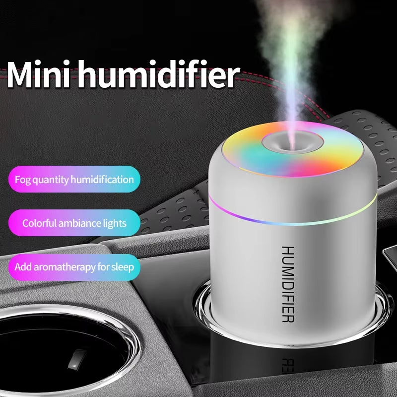 🌿 180ML Mini Luftbefeuchter & Aroma Diffuser – für Auto, Camping & zu Hause