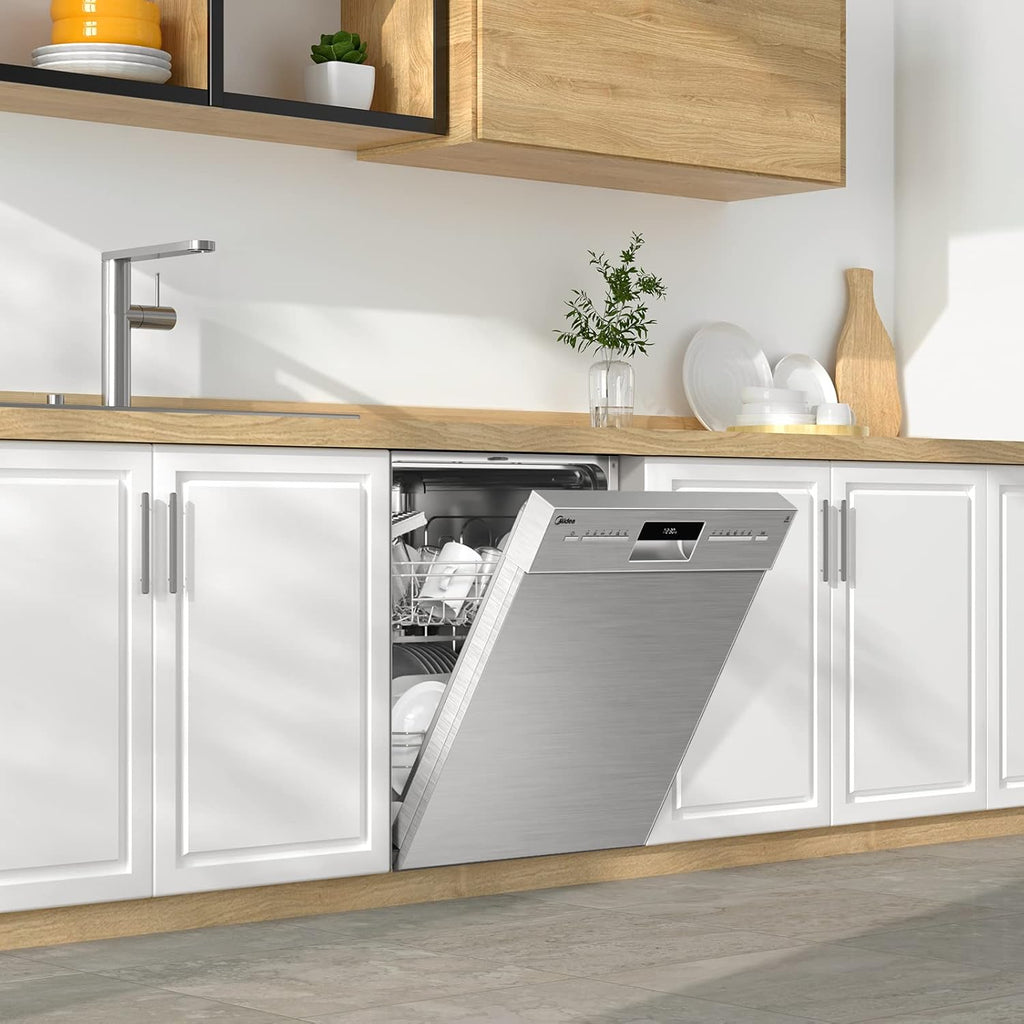 Der Midea SF 3.60N PRO bringt Ruhe und Komfort in deinen Alltag: leise, flexibel und smart gesteuert. Mit kraftvollen Programmen, AquaStop‑Sicherheit und Home‑Connect wird Geschirrspülen zum mühelosen Wohlfühlmoment.     ab: