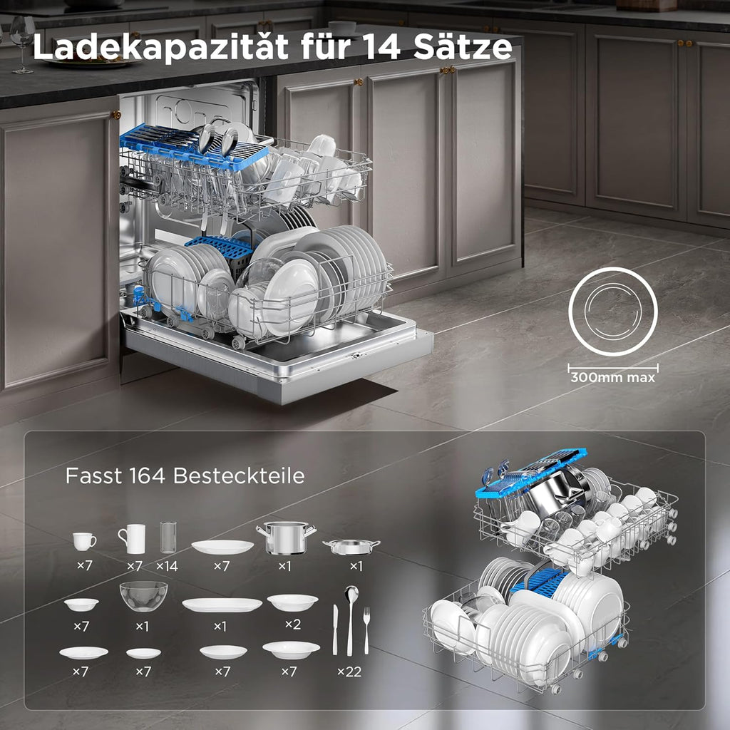 Der Midea SF 3.60N PRO bringt Ruhe und Komfort in deinen Alltag: leise, flexibel und smart gesteuert. Mit kraftvollen Programmen, AquaStop‑Sicherheit und Home‑Connect wird Geschirrspülen zum mühelosen Wohlfühlmoment.     ab: