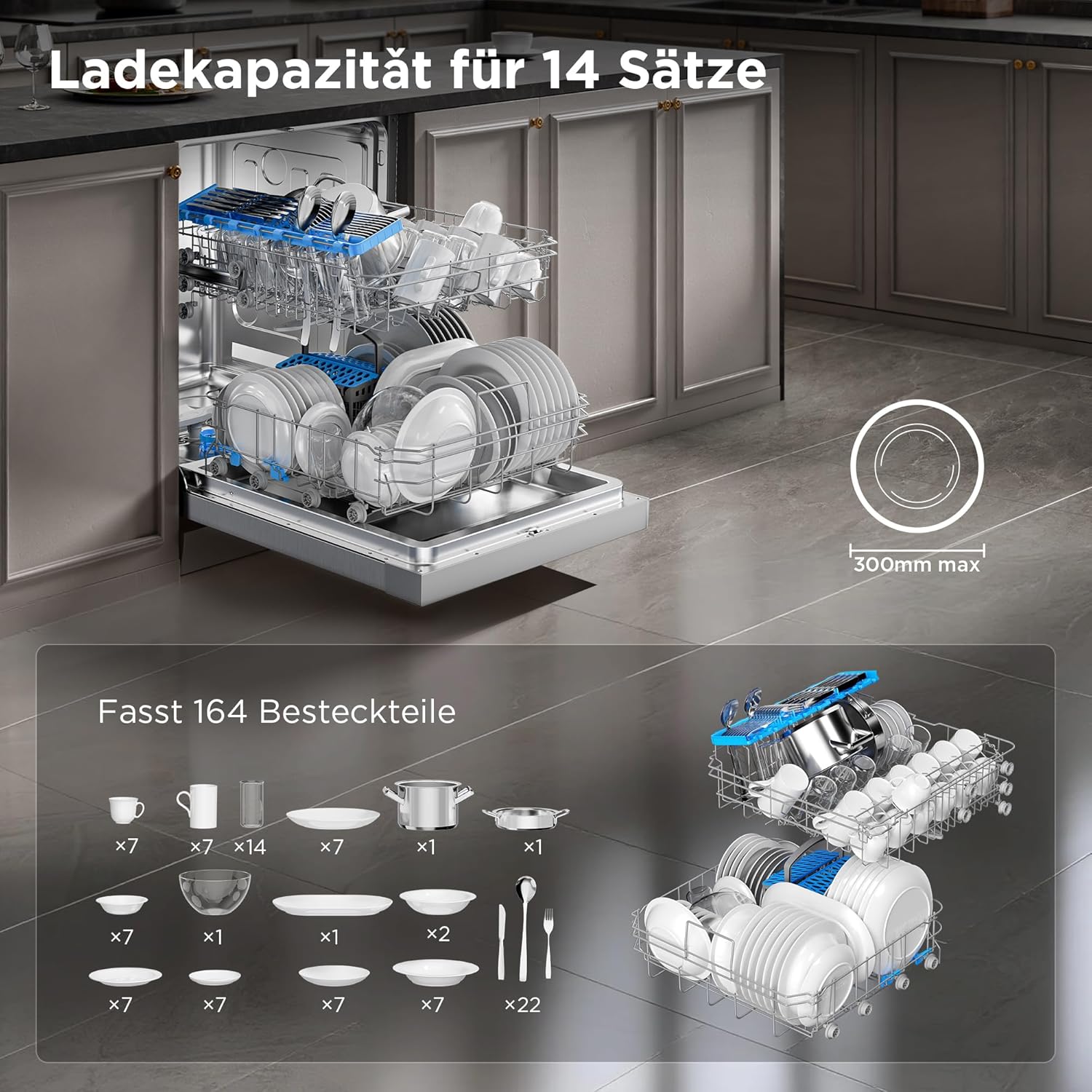Der Midea SF 3.60N PRO bringt Ruhe und Komfort in deinen Alltag: leise, flexibel und smart gesteuert. Mit kraftvollen Programmen, AquaStop‑Sicherheit und Home‑Connect wird Geschirrspülen zum mühelosen Wohlfühlmoment.     ab: