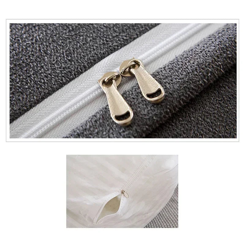 🛋️ Lesekissen mit Kopfstütze – Dreieckiges Lendenstützkissen, Plüsch-Rückenkissen für Sofa, Bett & Sessel, ergonomische Rücken- und Taillenstütze, abnehmbar & waschbar