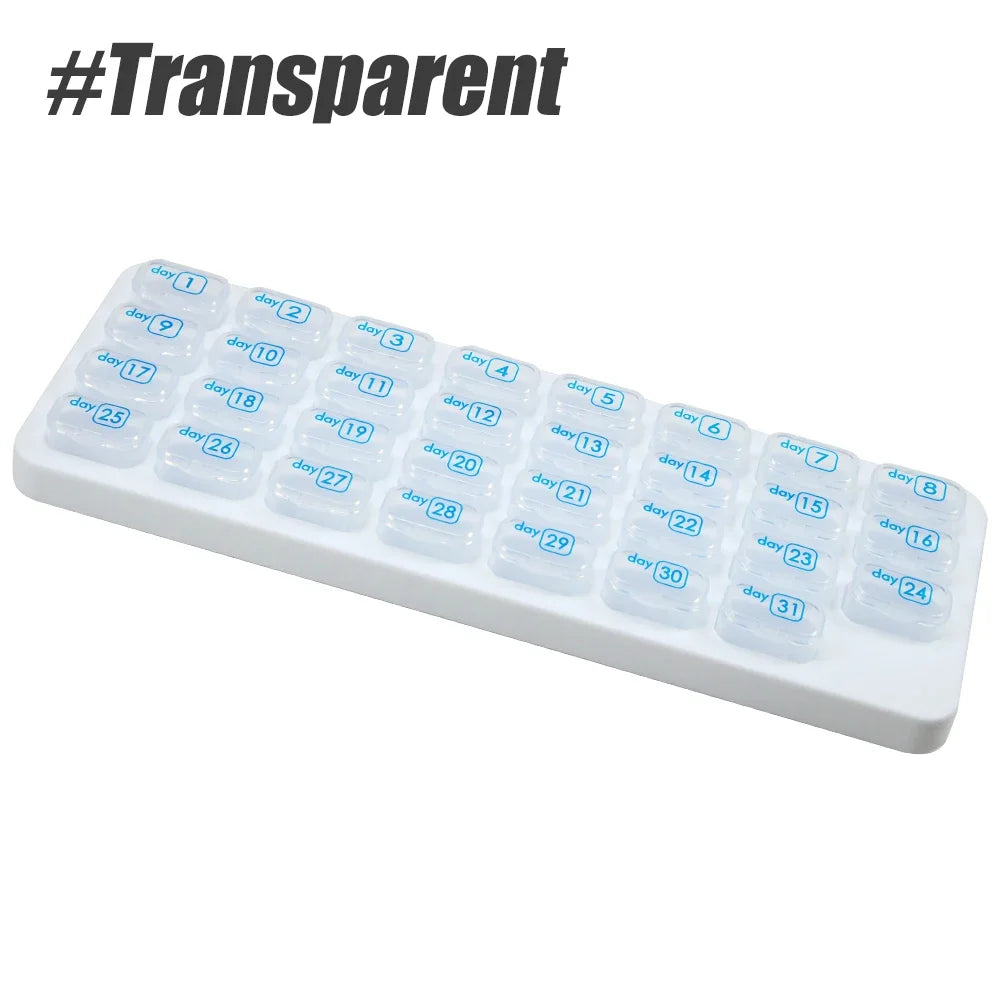 31‑Tage Pillen‑Organizer – Dein täglicher Begleiter für Ordnung, Gesundheit & innere Ruhe