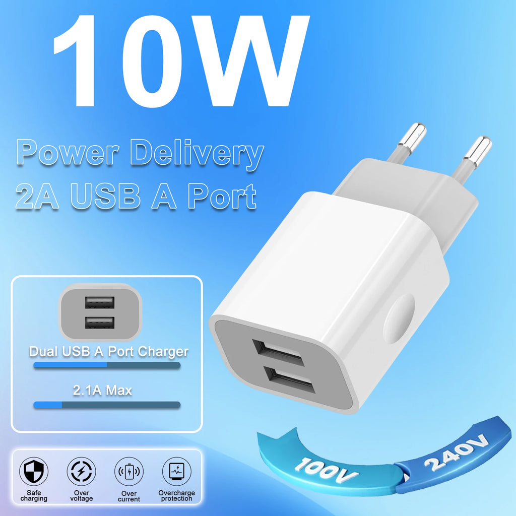 5V 2A USB Charger 2 Ports - ⚡ Dein Lade-Allrounder für unterwegs und zuhause