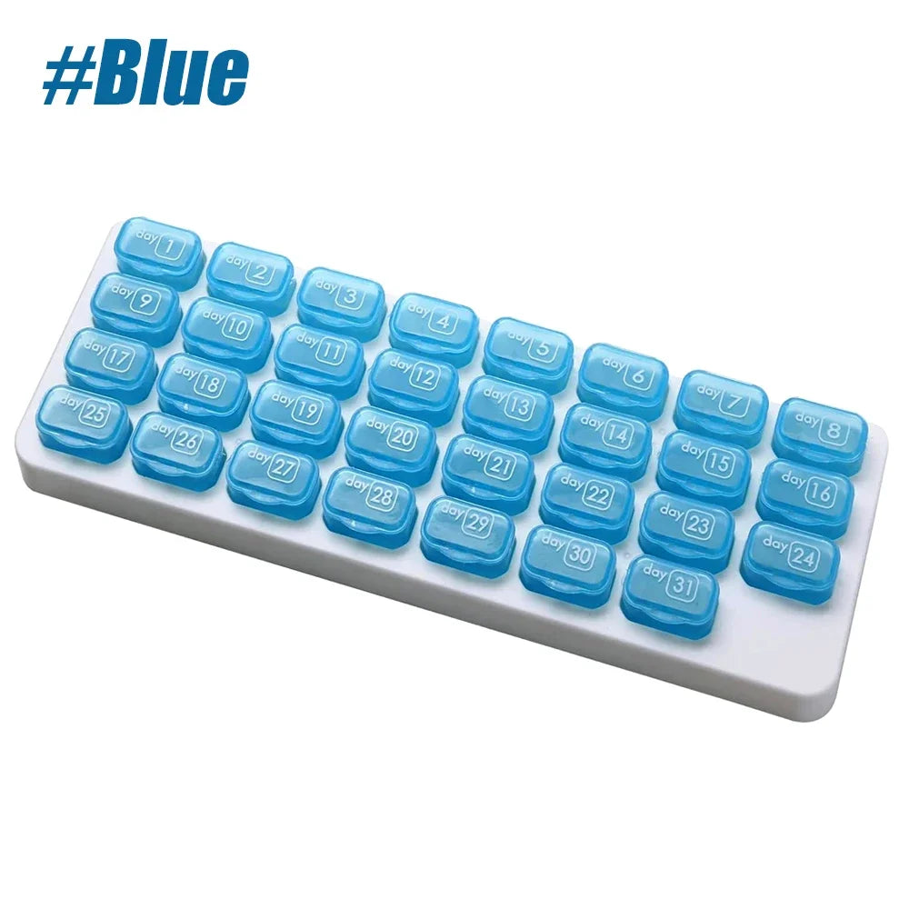 31‑Tage Pillen‑Organizer – Dein täglicher Begleiter für Ordnung, Gesundheit & innere Ruhe