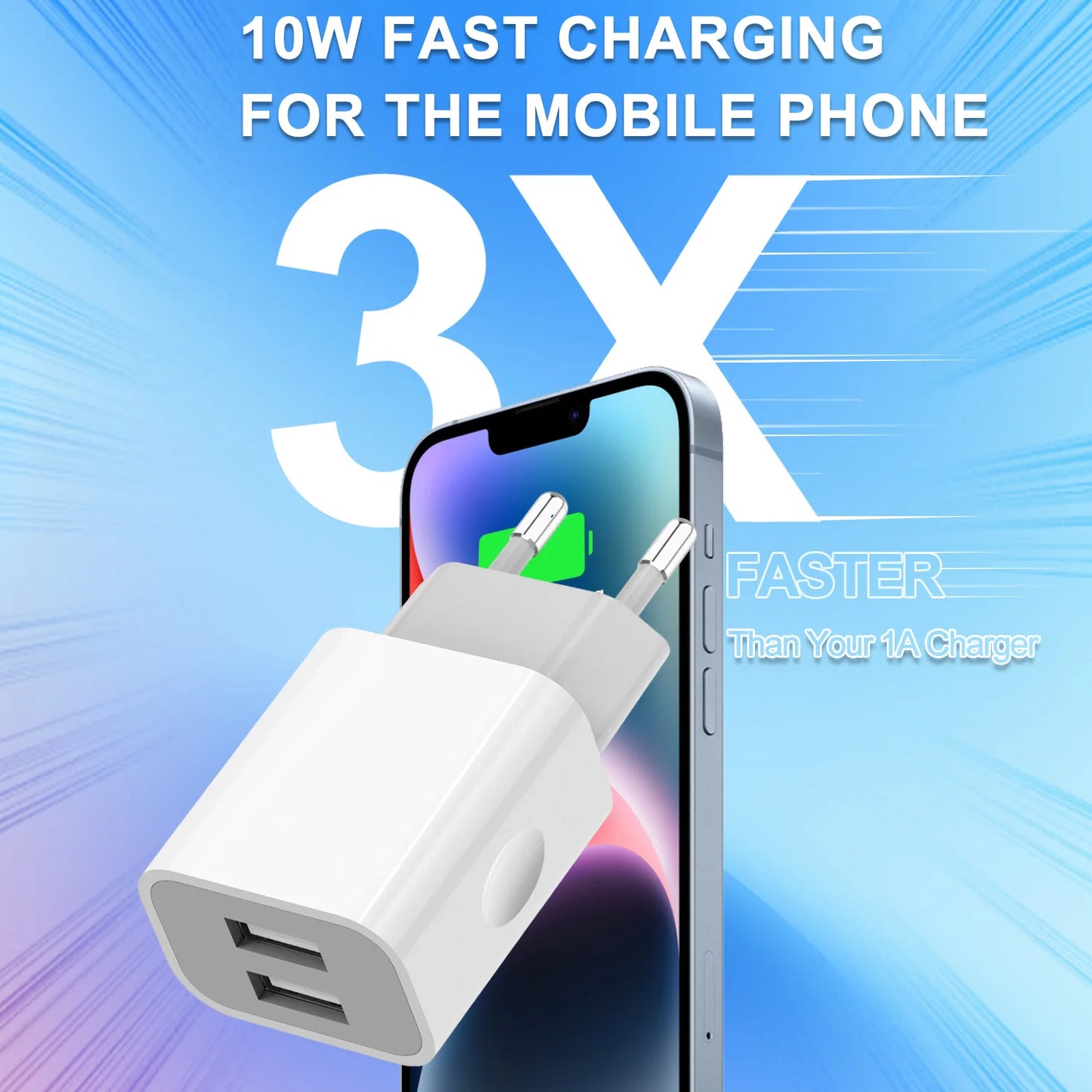 5V 2A USB Charger 2 Ports - ⚡ Dein Lade-Allrounder für unterwegs und zuhause