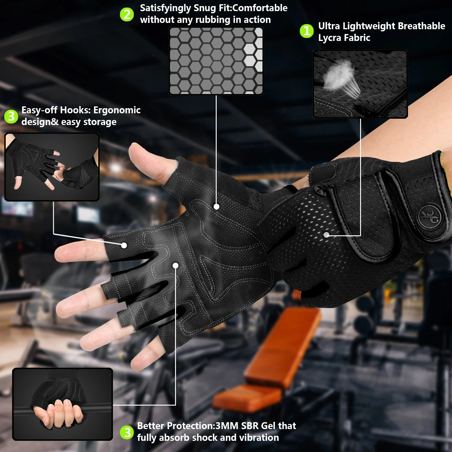 MOREOK Gym Gloves – Dein neues Power‑Upgrade für jedes Workout