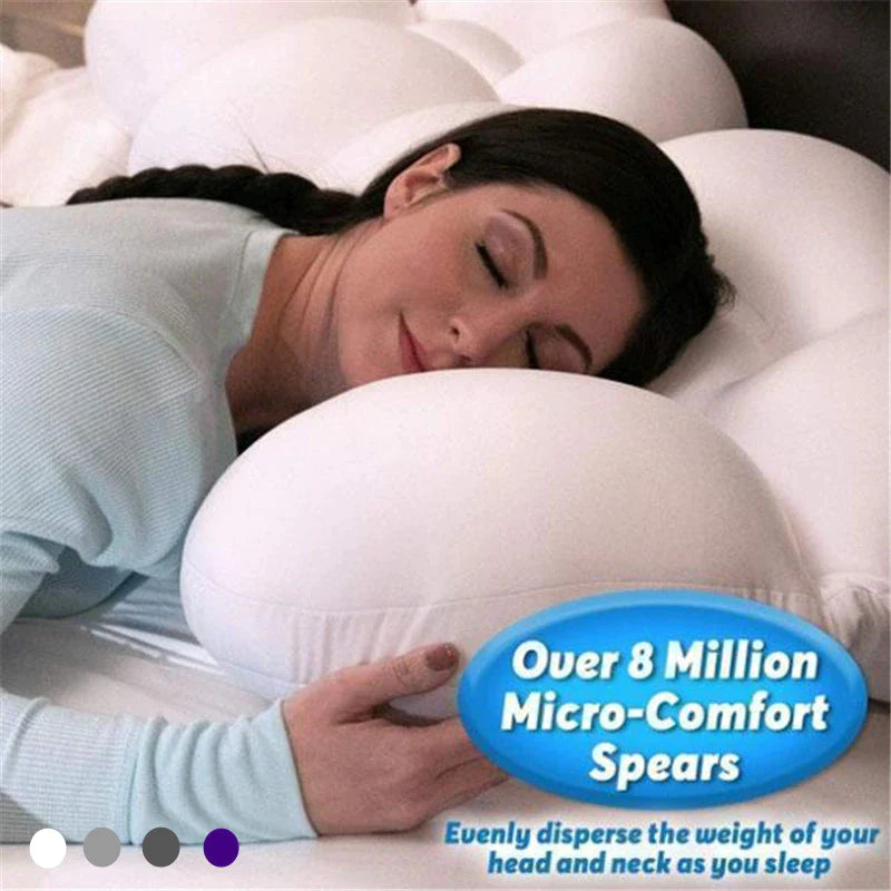 Allround-Schlafkissen – Orthopädisches Memory Foam Nackenkissen mit 3D-Micro-Airball-Technologie für tiefen, erholsamen Schlaf & Schmerzfreiheit