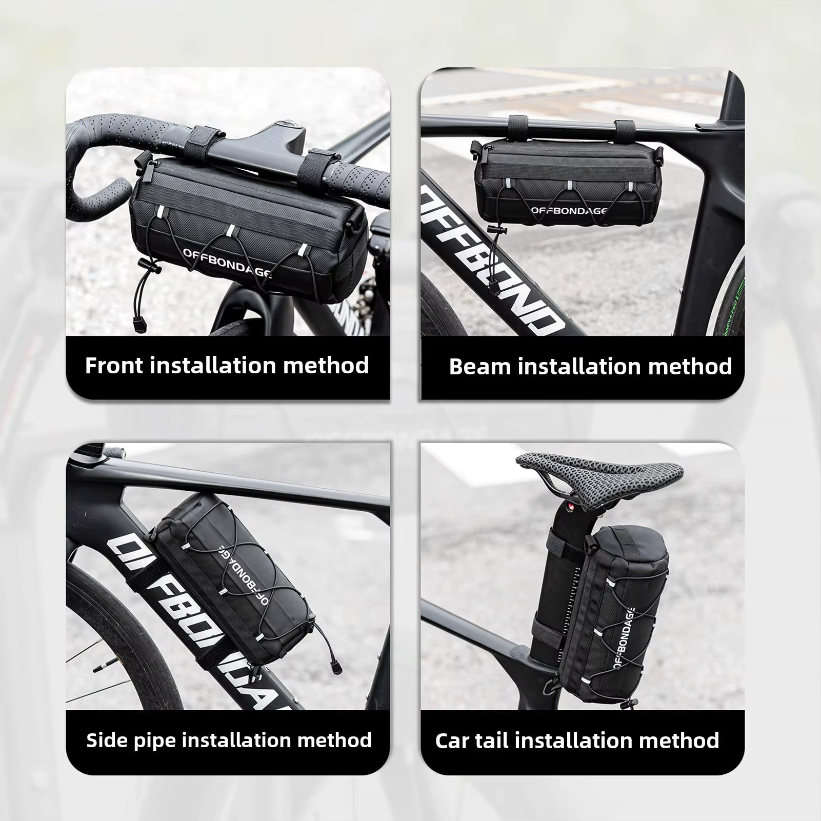 🚴 BOND-X-PACK ONE - Fahrrad-Lenkertasche – Wasserdicht, geräumig & stylisch