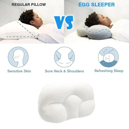 Allround-Schlafkissen – Orthopädisches Memory Foam Nackenkissen mit 3D-Micro-Airball-Technologie für tiefen, erholsamen Schlaf & Schmerzfreiheit