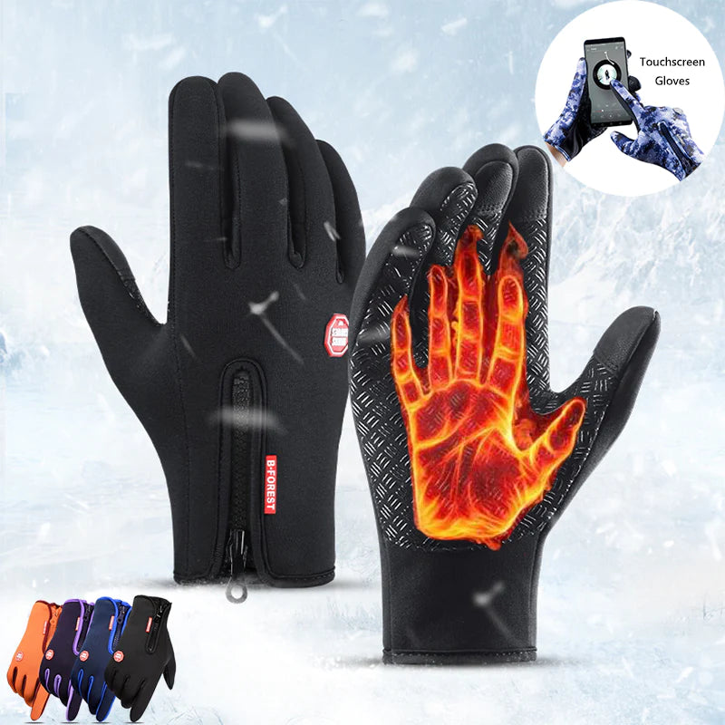 „Beheizte Winterhandschuhe wasserdicht mit Touchscreen – Motorrad & Outdoor Sporthandschuhe aus Fleece“