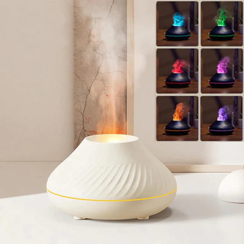 Flammen-Luftbefeuchter & USB Aroma Diffuser – Wohlfühl-Atmosphäre für Zuhause & Büro