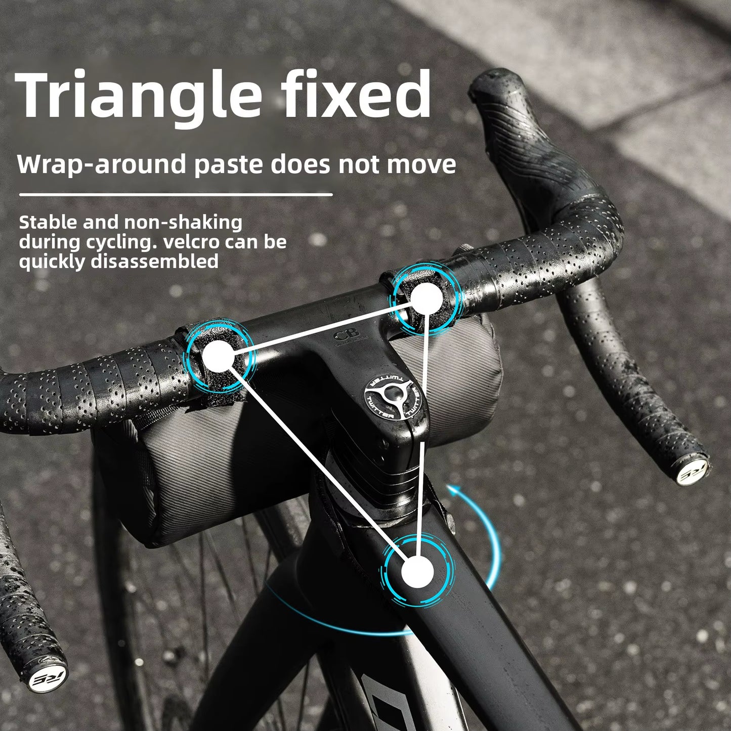 🚴 BOND-X-PACK ONE - Fahrrad-Lenkertasche – Wasserdicht, geräumig & stylisch