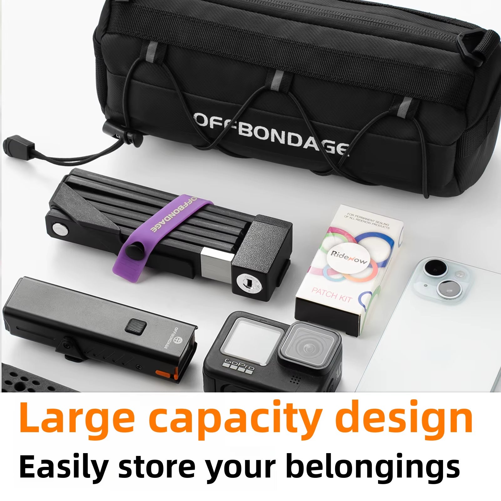 🚴 BOND-X-PACK ONE - Fahrrad-Lenkertasche – Wasserdicht, geräumig & stylisch